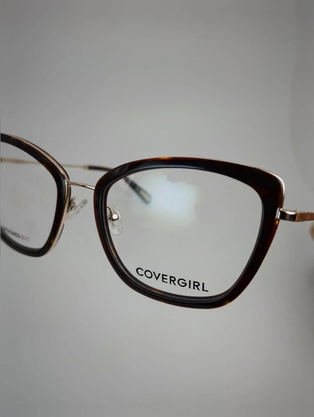 COVERGIRL. Women's Frame. Tortoise Cat-Eye Glasses
